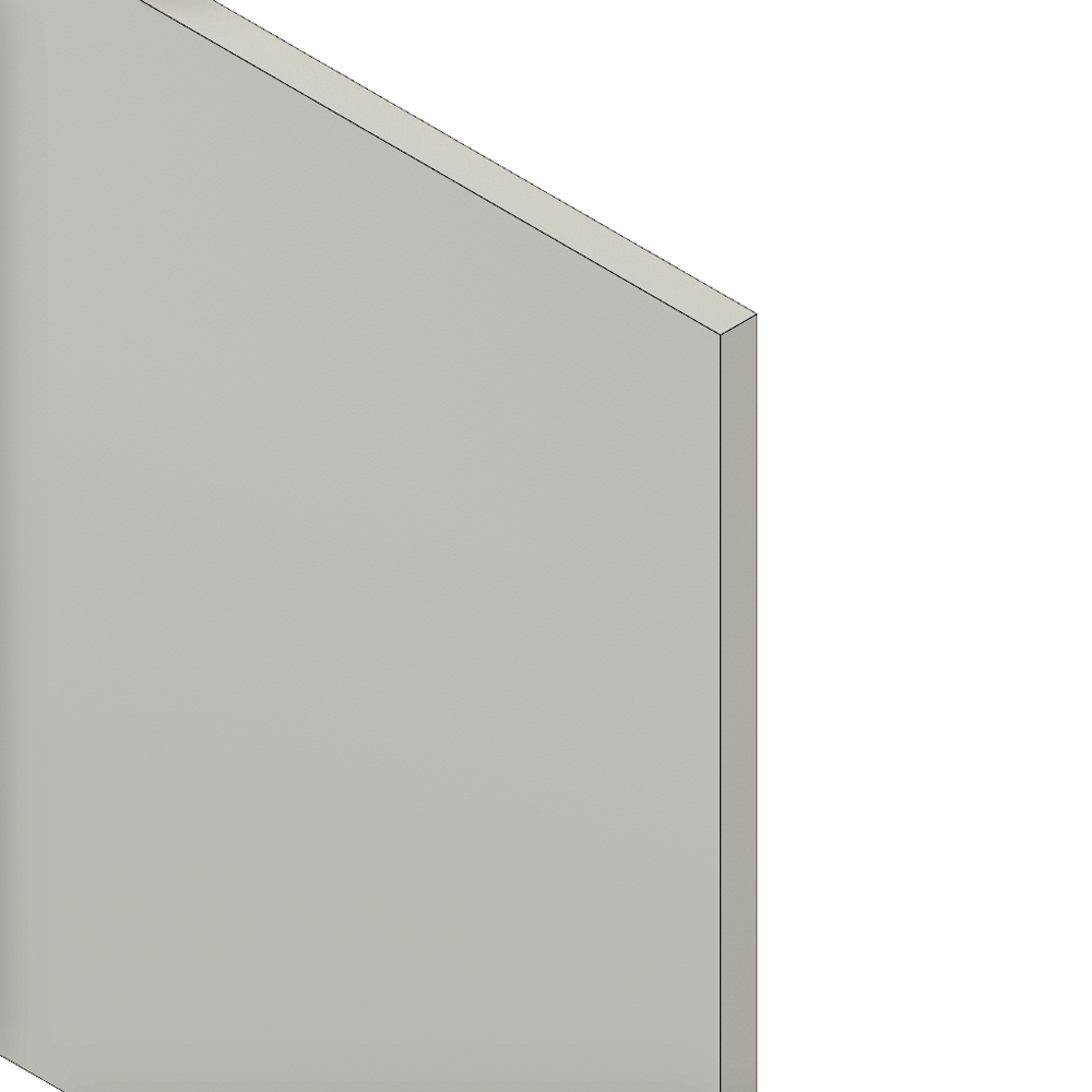 63-100-G MODULAR SOLUTIONS PVC PANEL<br>1/4" X 48" X 96", GRAY